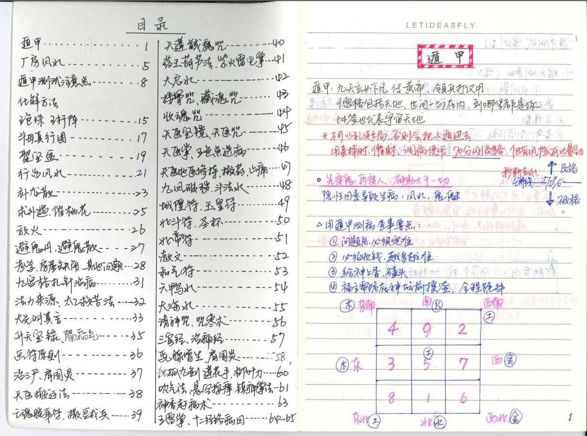 首次公开道医财富班手写高清笔记38面电子版