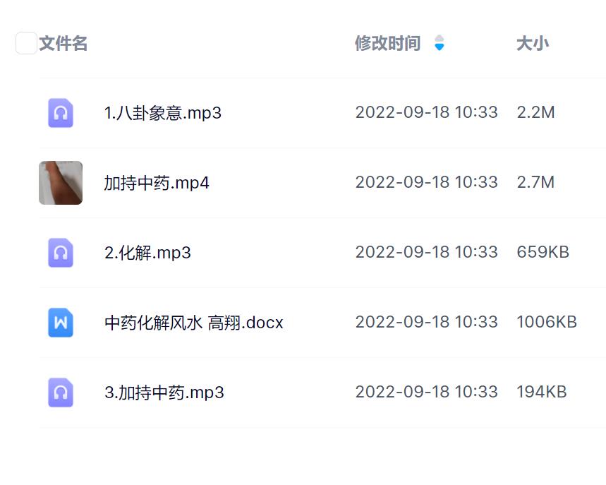 高翔中药化解风水录音加文档电子版