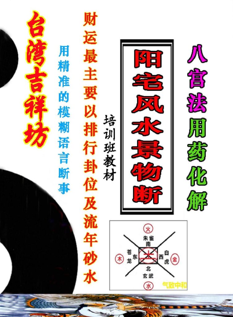 台湾吉祥坊八宫用药化解《阳宅风水景物断》55页电子版