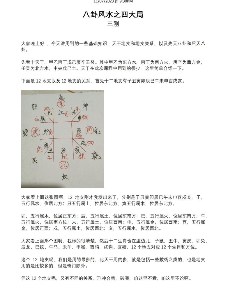 八卦风水之四大局加答疑37页电子版