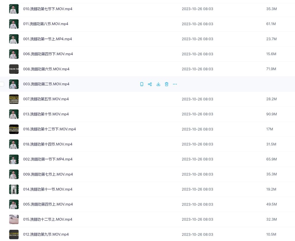 道密易筋洗髓功男子悬挂术18个视频