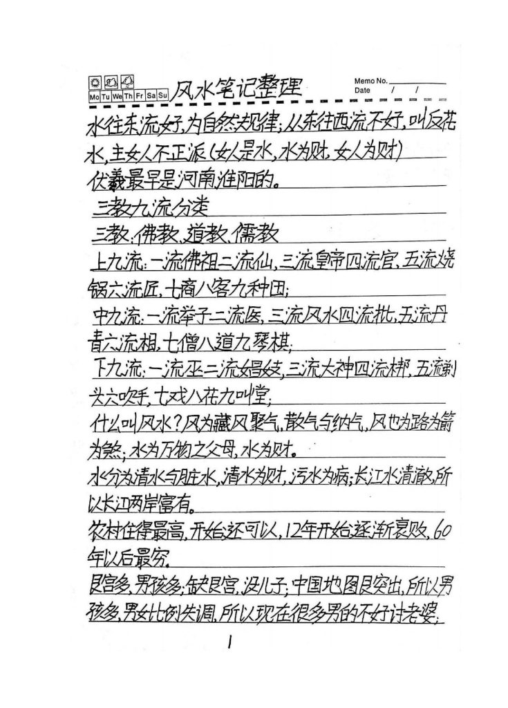 农村风水笔记整理76页电子版