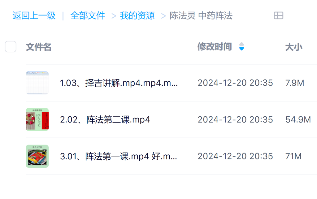 陈法灵中药阵法视频