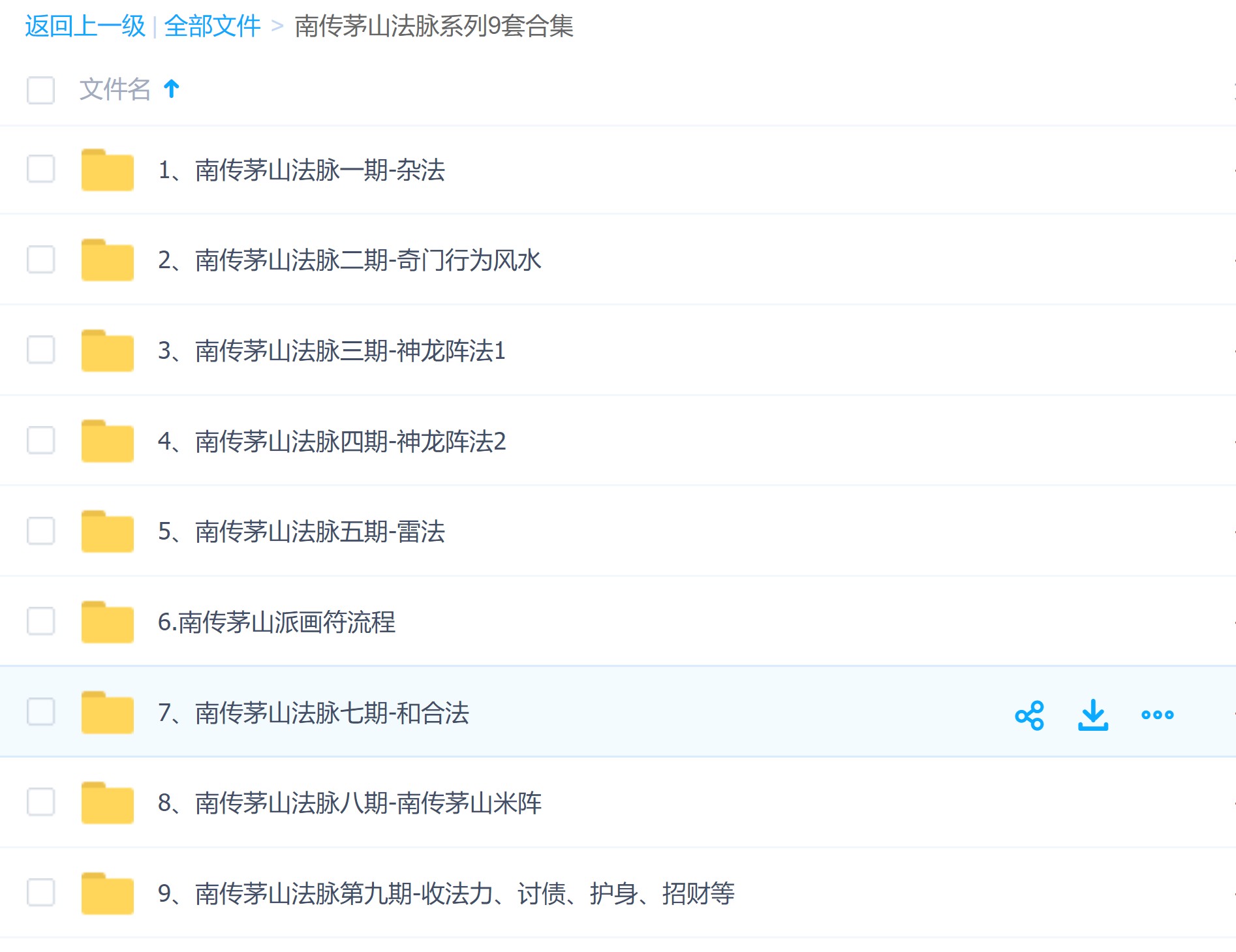南传茅山法脉系列9套合集电子版