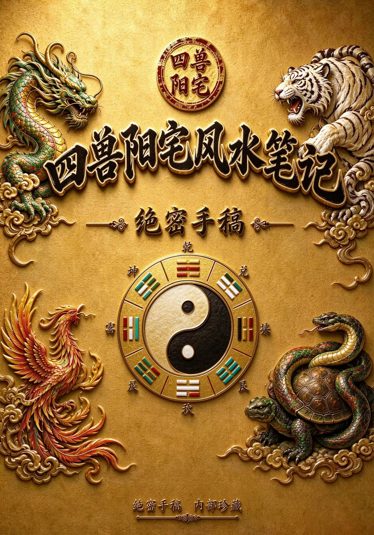 四兽阳宅风水弟子手写笔记154页电子版